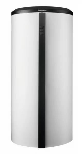 Boiler bivalent cilindric vertical alb Buderus Logalux SM750.5 E-C - 750 litri cu flansa rezistenta electrica