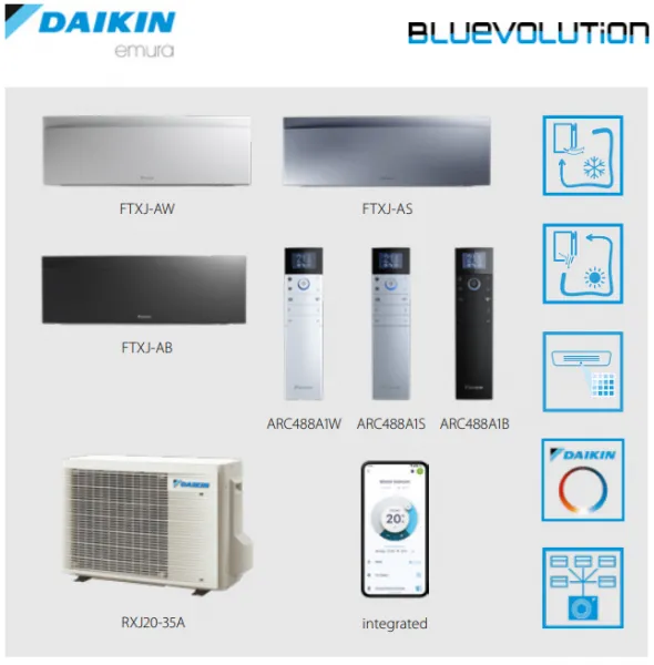 Кондиционер Daikin FTXJ42AW/S/B / RXJ42A