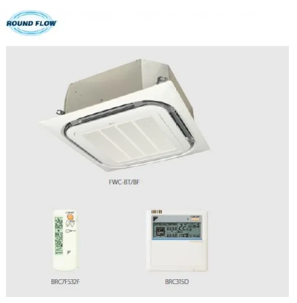 Fan-coil casetă cu flux circular Daikin FWC-BT/BF