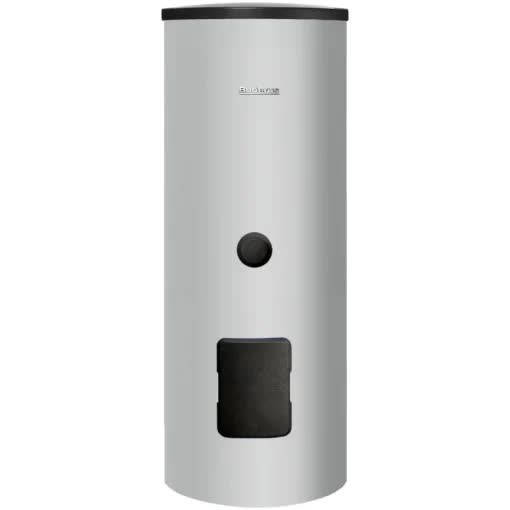 Бойлер бивалентный цилиндрический вертикальный серебристый Buderus Logalux SM310.5 E S-B - 287 литров с фланцем электронагревателя