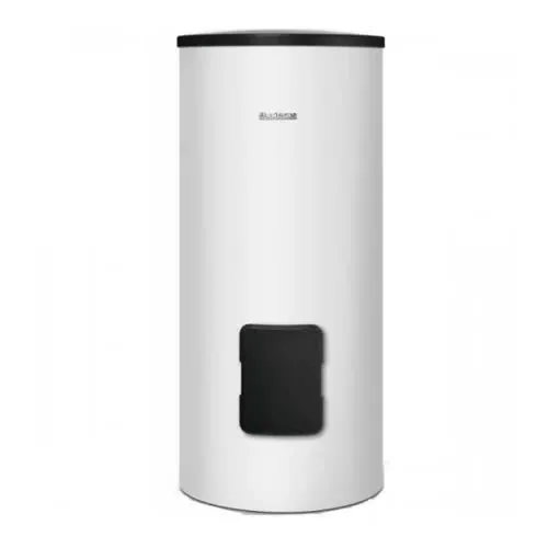 Boiler bivalent cilindric vertical alb Buderus Logalux SM310.5 E W-B - 287 litri cu flansa rezistenta electrica